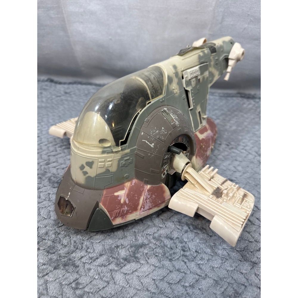 Star Wars Slave 1 Boba Fett Spaceship Vehicle Vintage Hasbro Kenner Toy - Picture 1 of 9